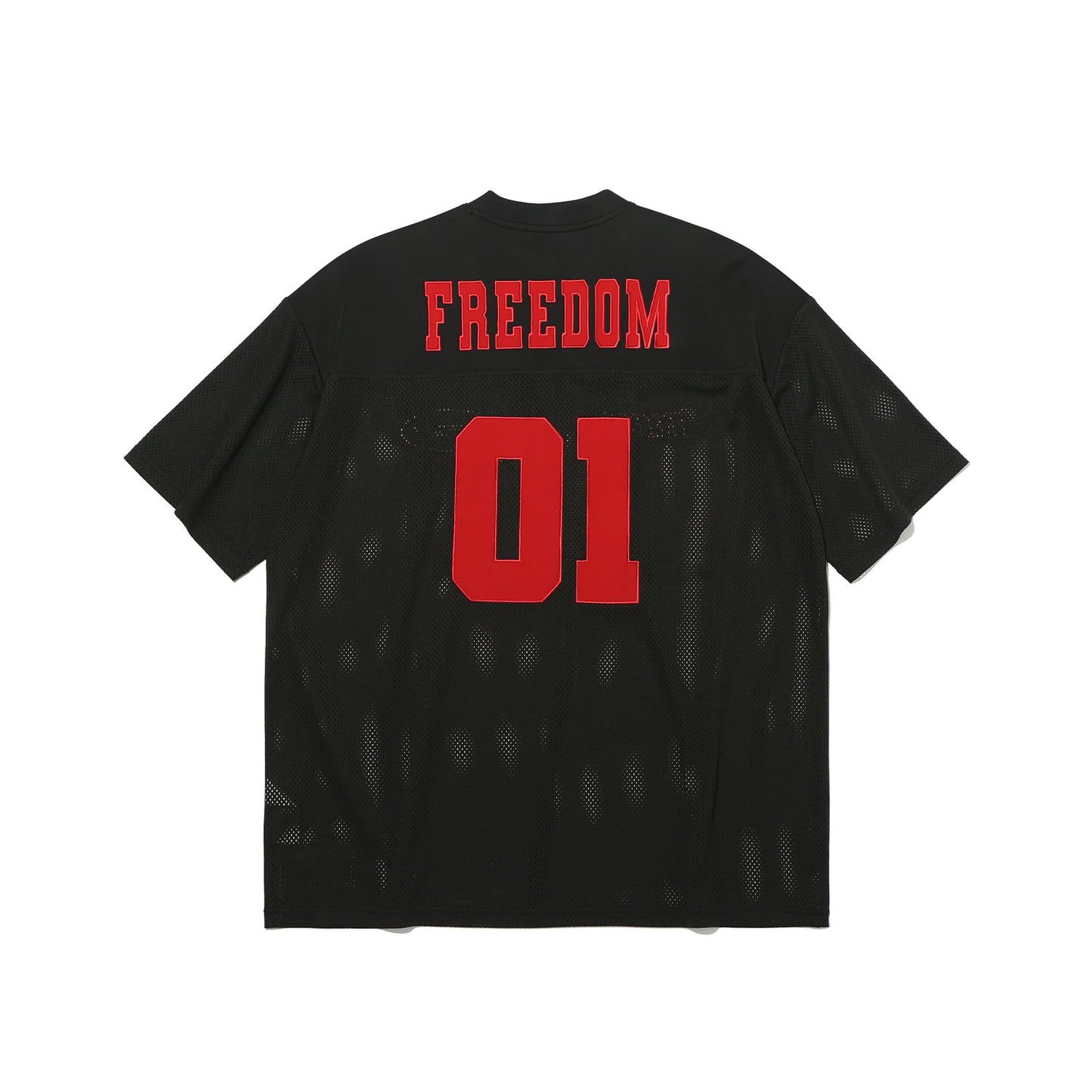 Freedom Mesh Rugby 橄欖球上衣 黑紅色 健身訓練服 | Freedom Taiwan 運動服