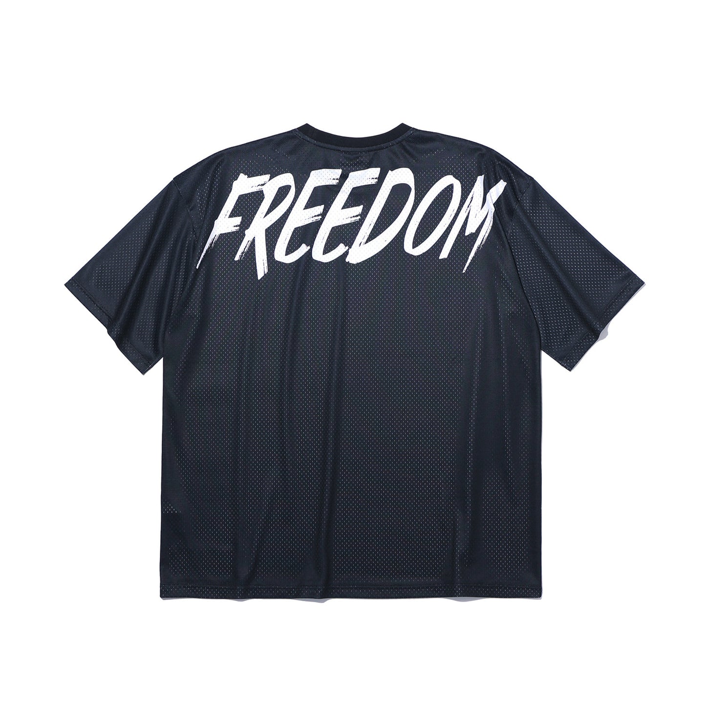 Freedom Mesh 背部 Logo上衣|黑色
