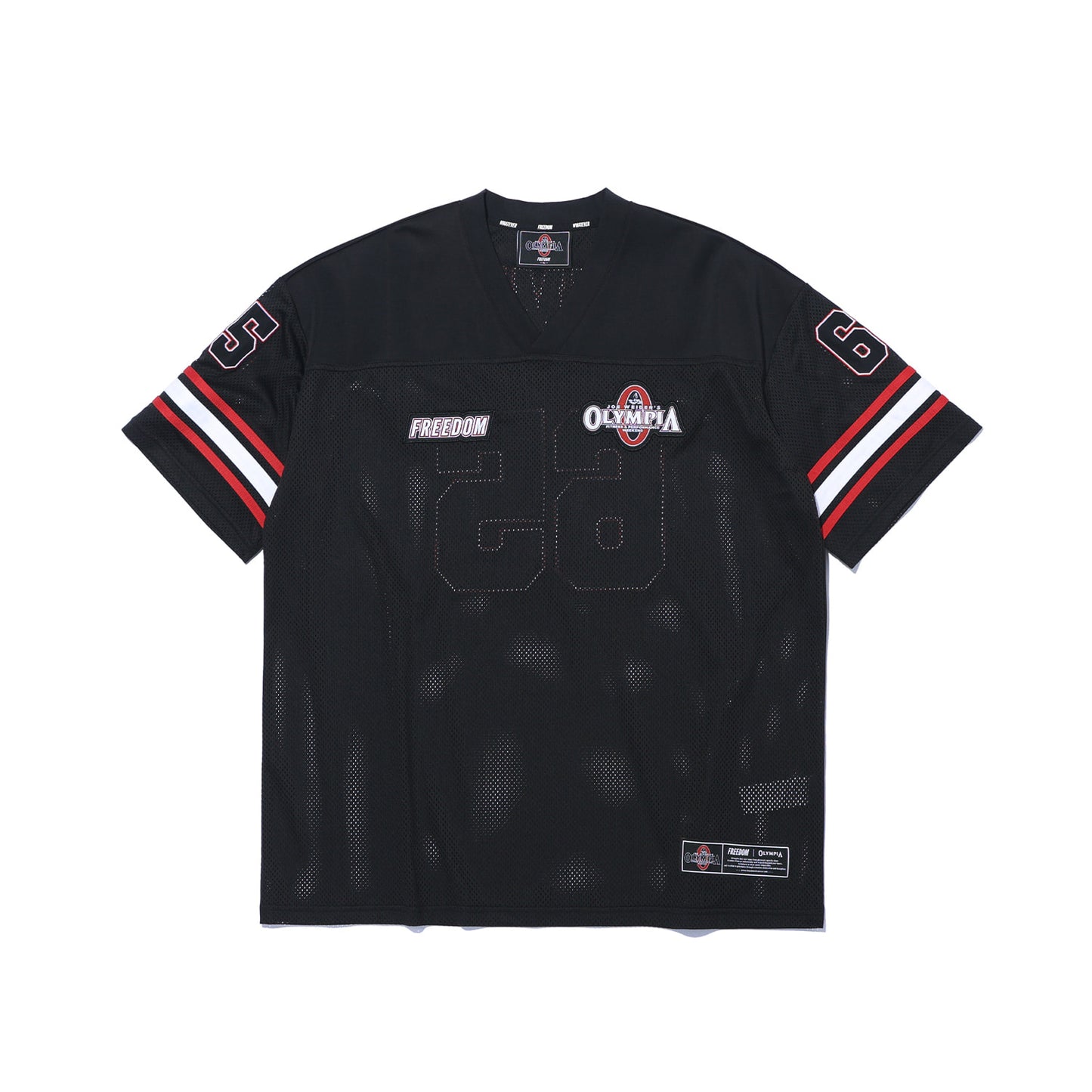 Olympia Small Logo Rugby 橄欖球上衣 黑色 健身訓練服 | Freedom Taiwan 運動服
