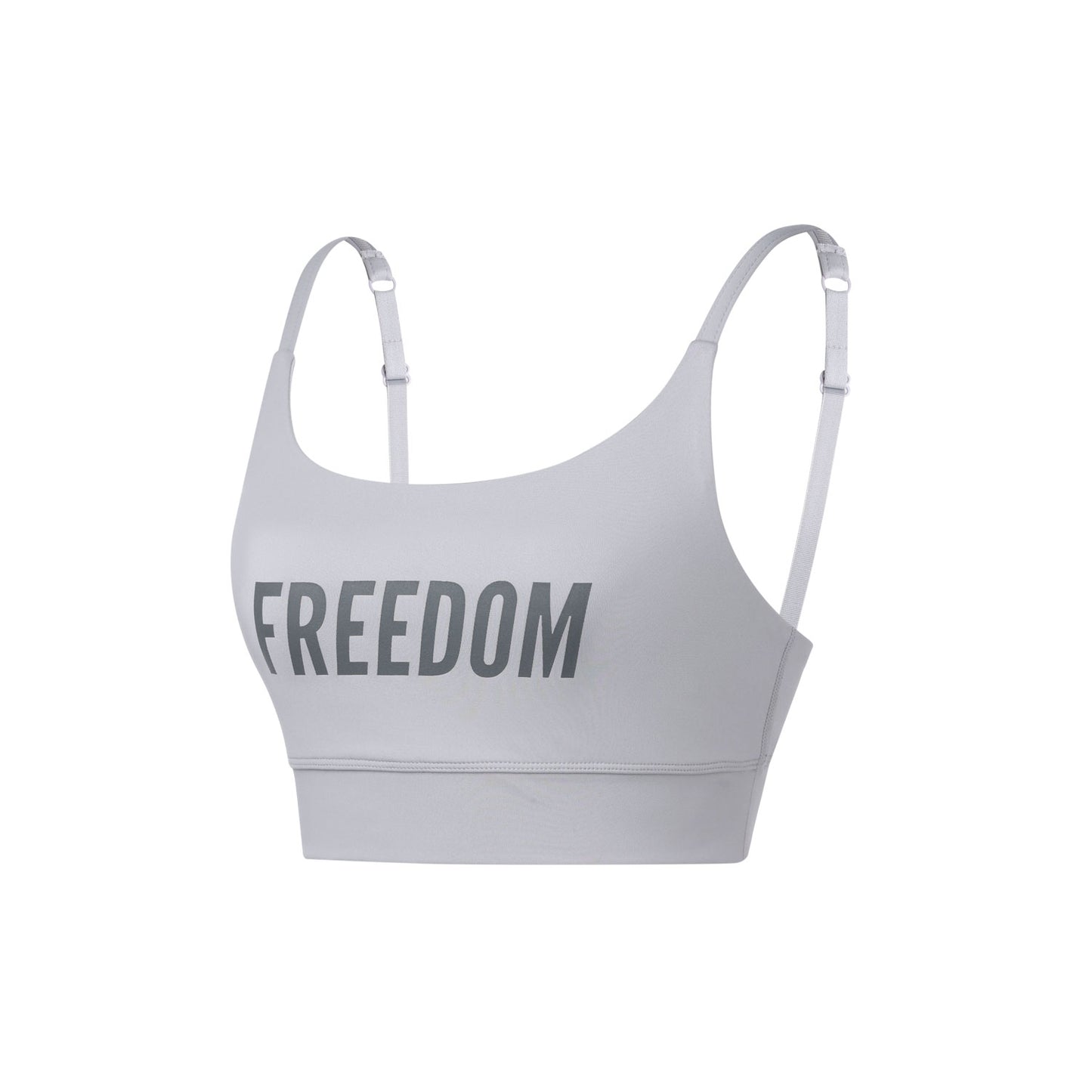 Freedom Small Logo 運動內衣 灰色 女性健身內衣 | Freedom Taiwan 運動服