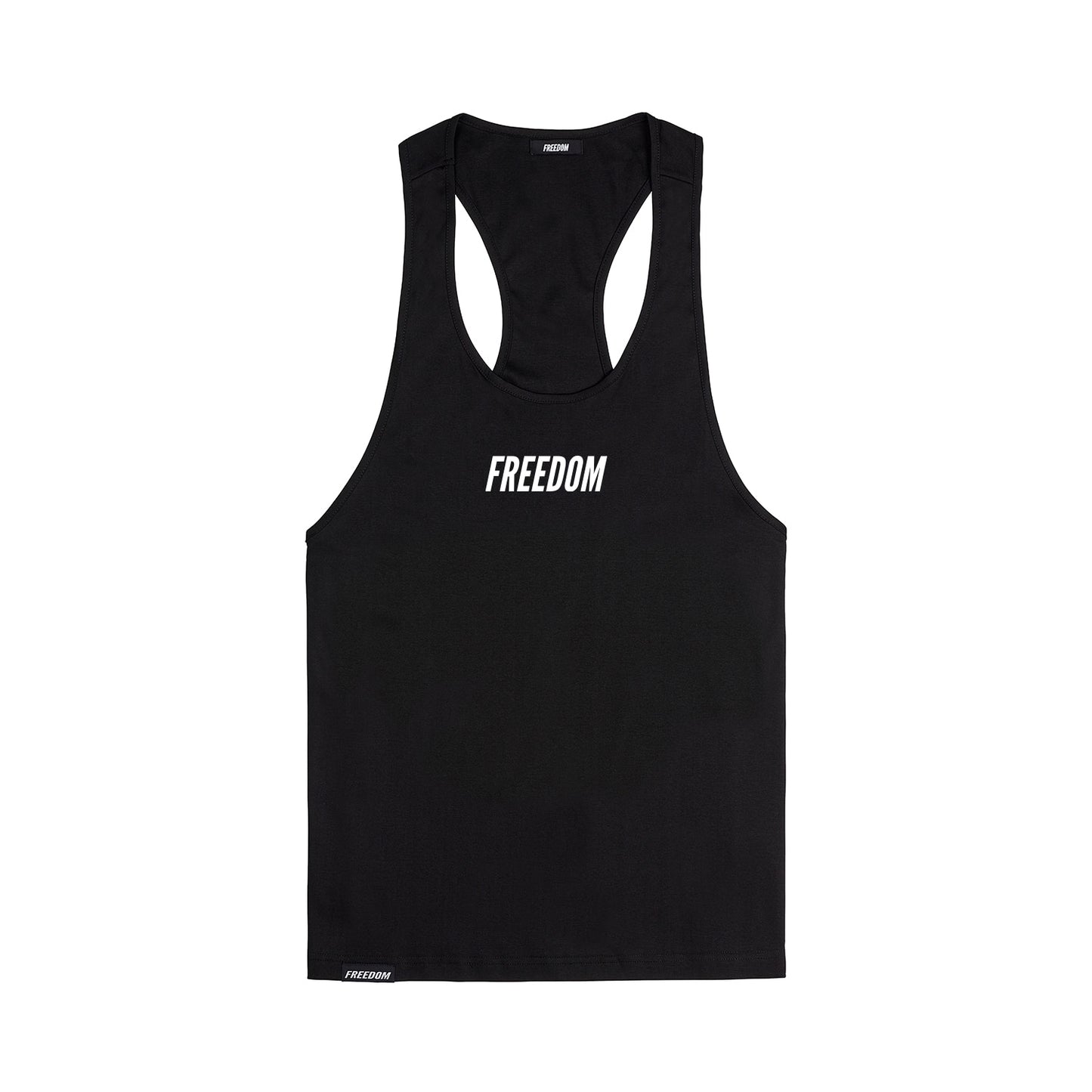 Freedom 經典 Logo 無袖上衣 黑色 健身訓練服 | Freedom Taiwan 運動服