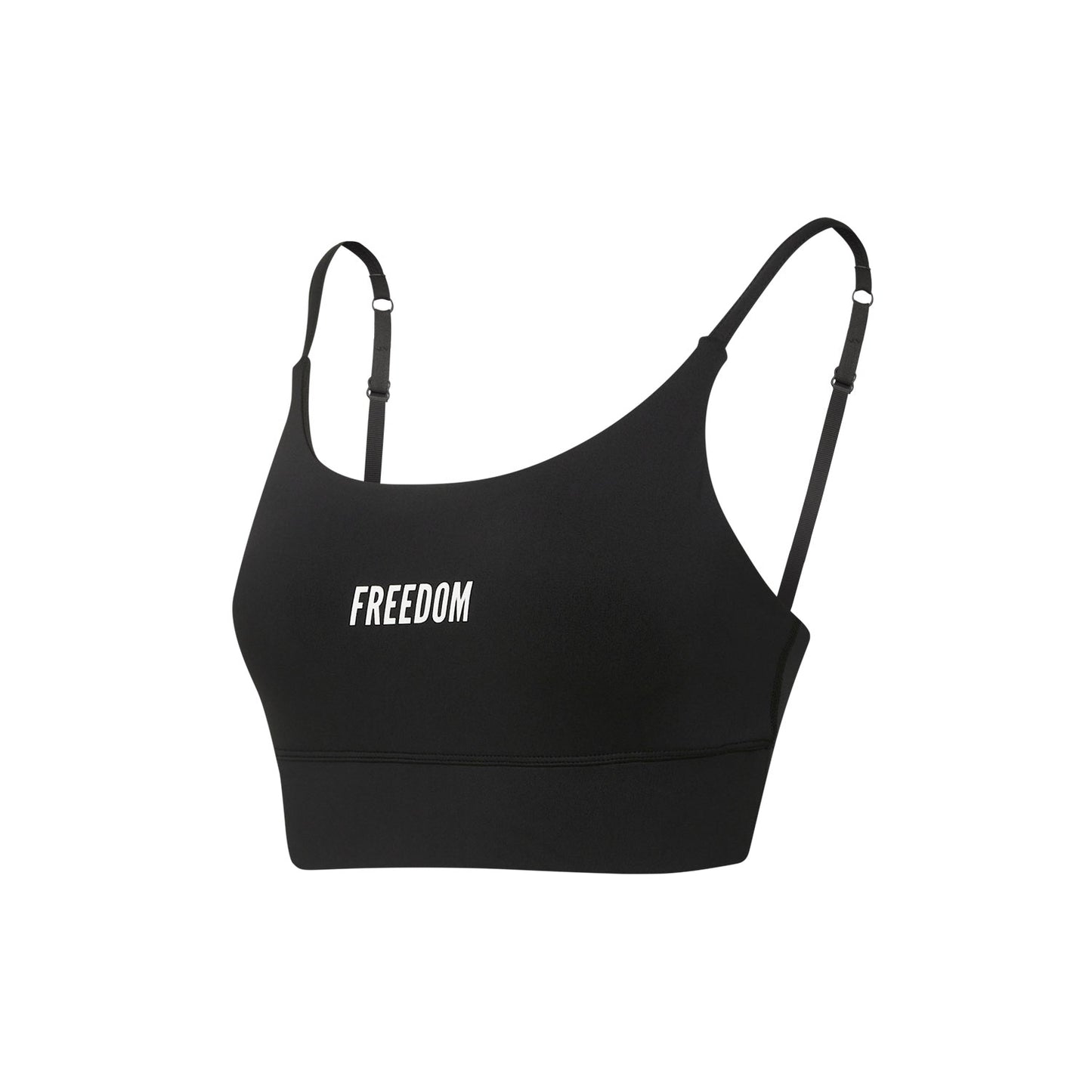 Freedom Small Logo 運動內衣 黑色 女性健身內衣 | Freedom Taiwan 運動服