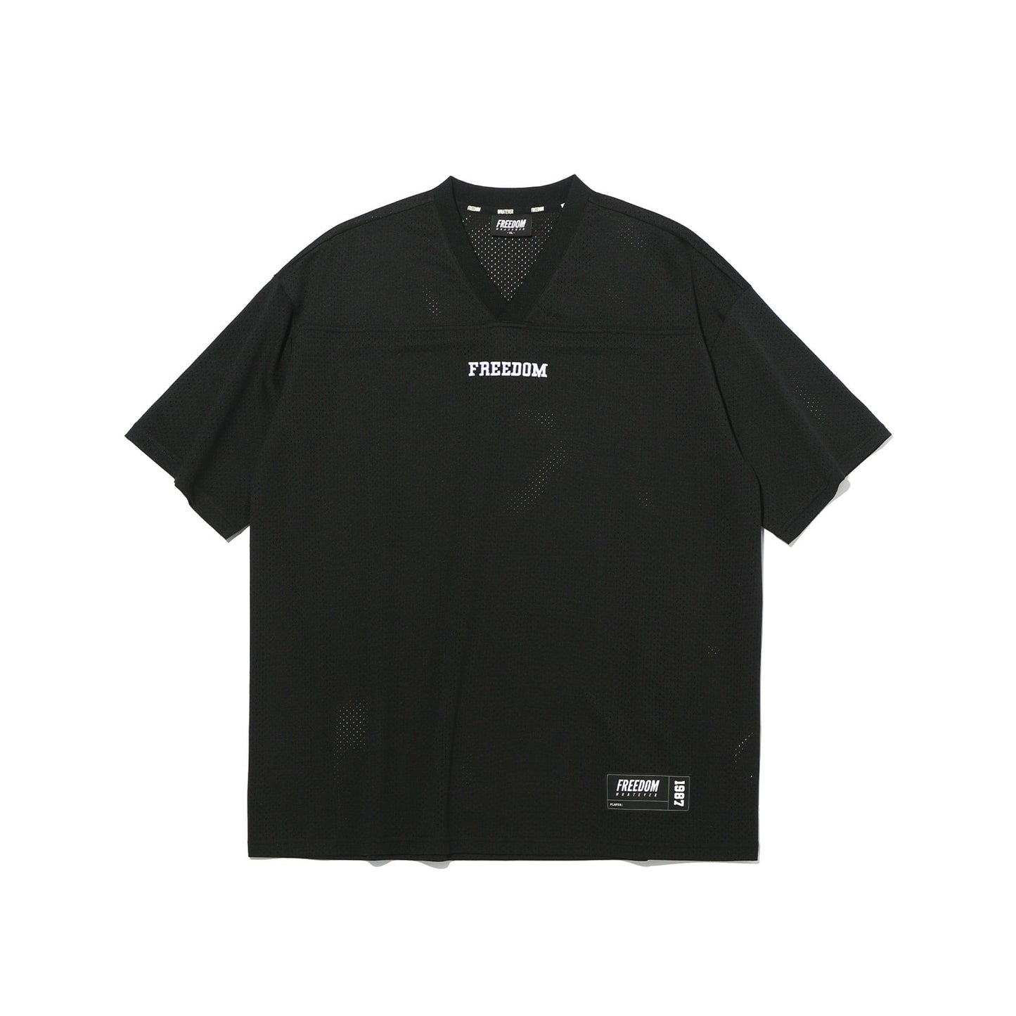 Freedom 經典橄欖球上衣 黑色 健身訓練服 | Freedom Taiwan 運動服