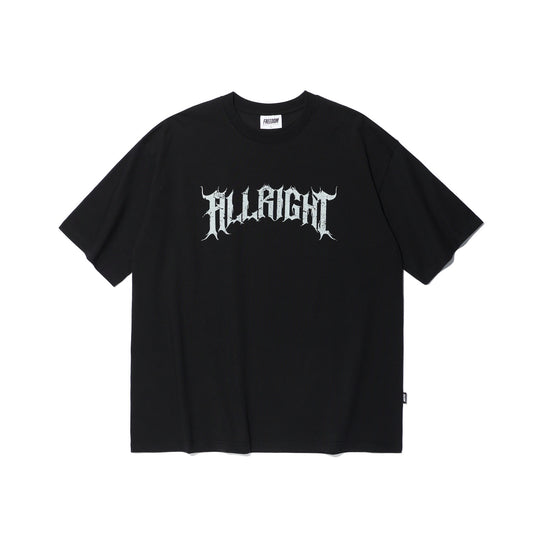 ALLRIGHT X3 Oversized 短袖上衣|黑色