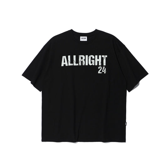 ALLRIGHT 24 Tiger 短袖上衣|黑色