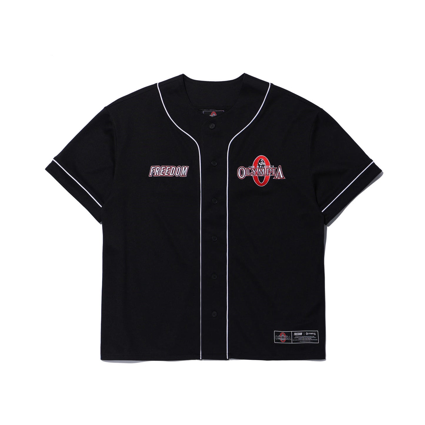 Olympia 棒球上衣 黑色 健身訓練服 | Freedom Taiwan 運動服