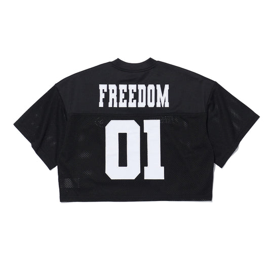 Freedom Mesh Rugby 橄欖球運動短版上衣｜黑色