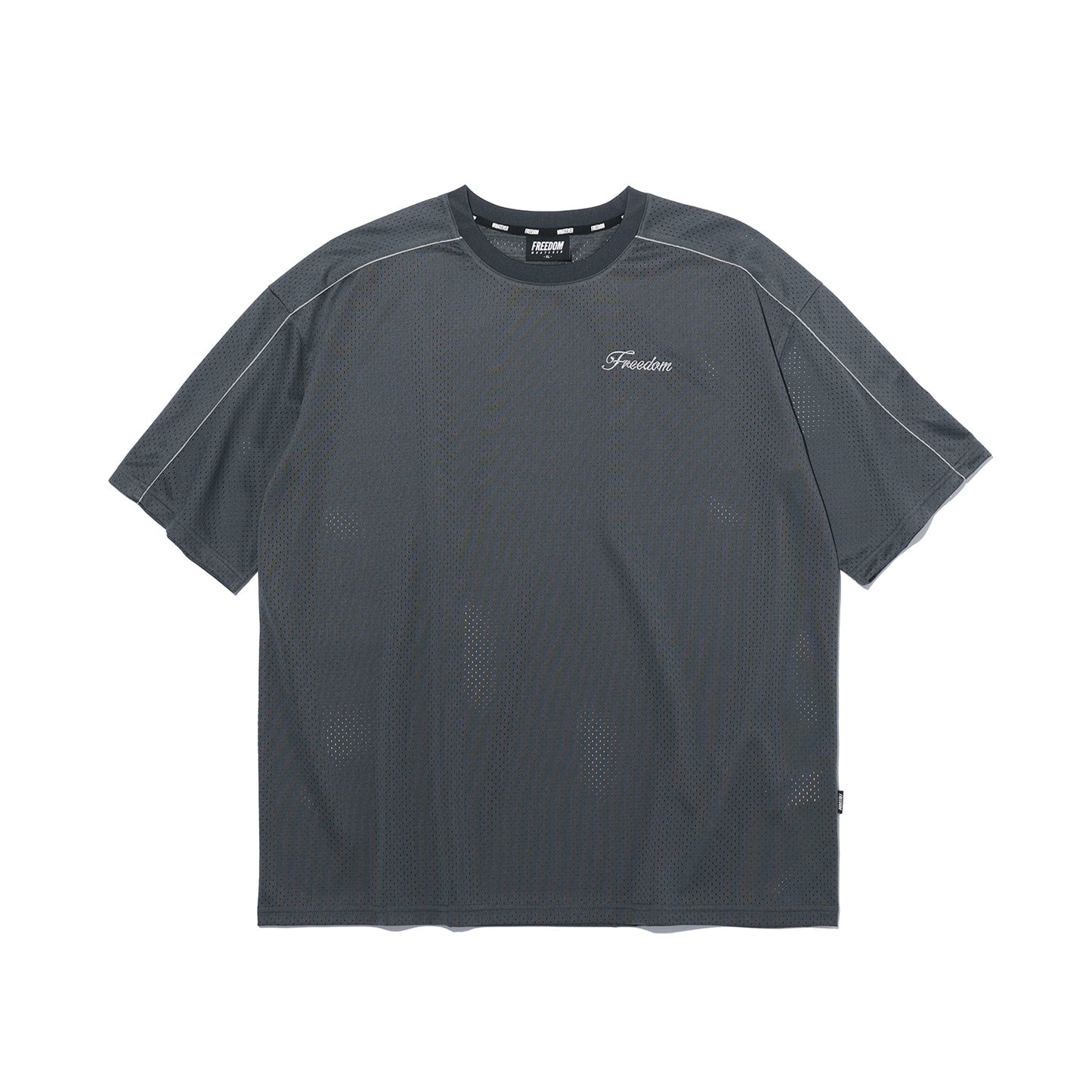 Freedom 流線網眼上衣 深灰色 健身訓練服 | Freedom Taiwan 運動服
