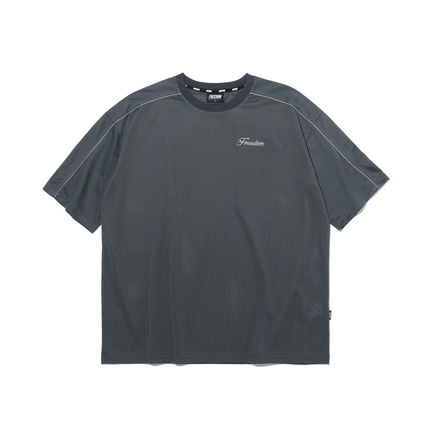 Freedom 流線網眼上衣 深灰色 健身訓練服 | Freedom Taiwan 運動服