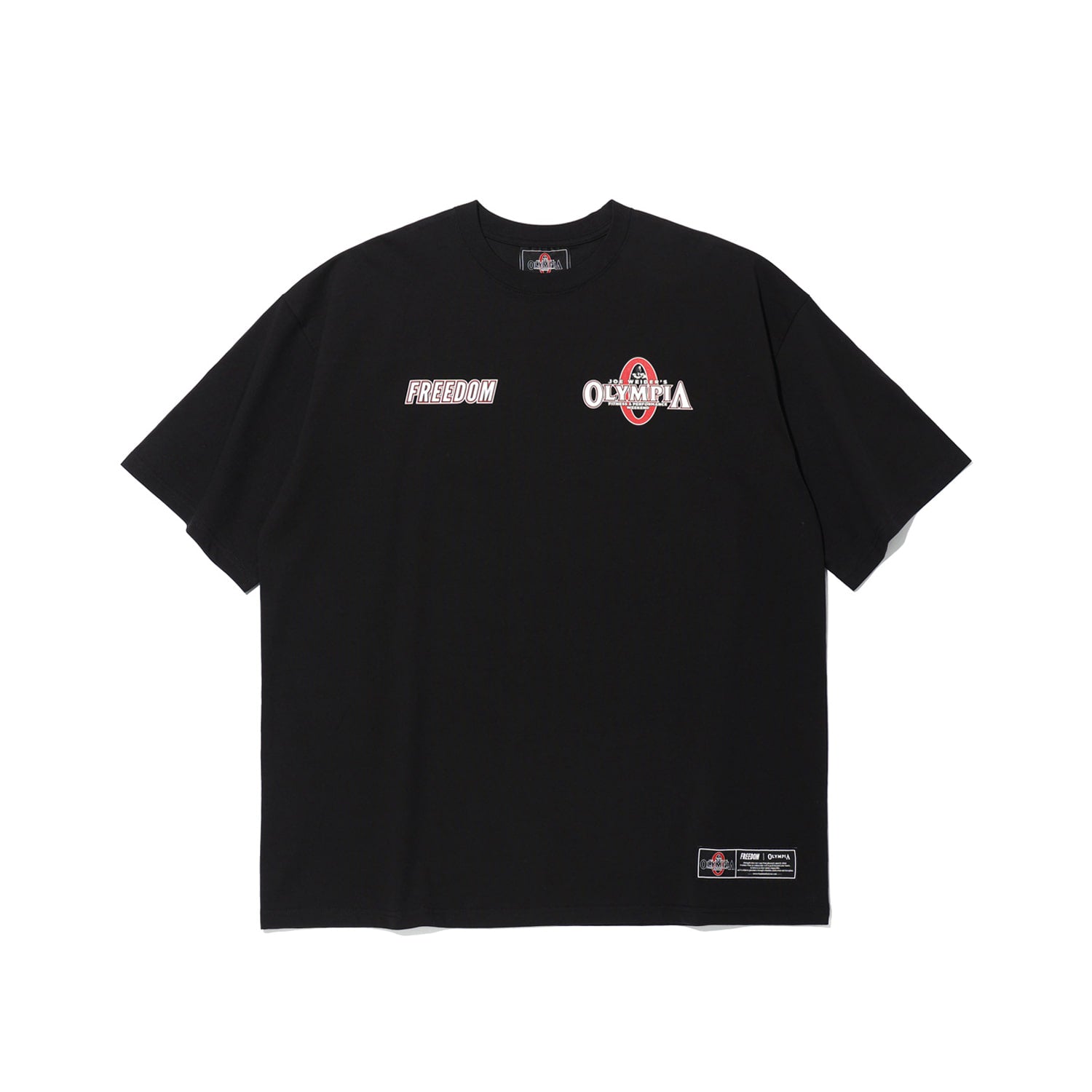 Olympia Small Logo 短袖上衣 黑色 健身訓練服 | Freedom Taiwan 運動服