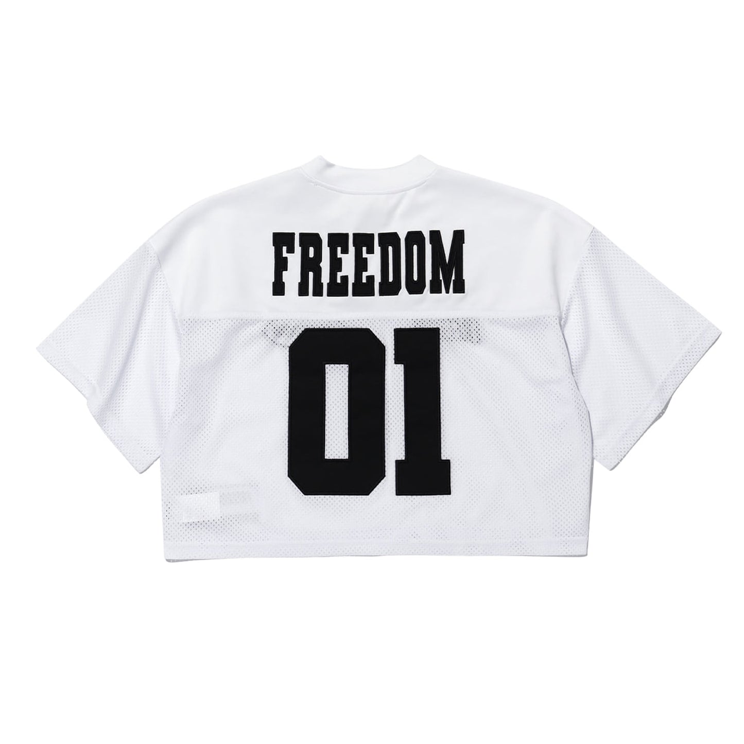 Freedom Mesh Rugby 橄欖球運動短版上衣 白色 健身訓練服 | Freedom Taiwan 運動服