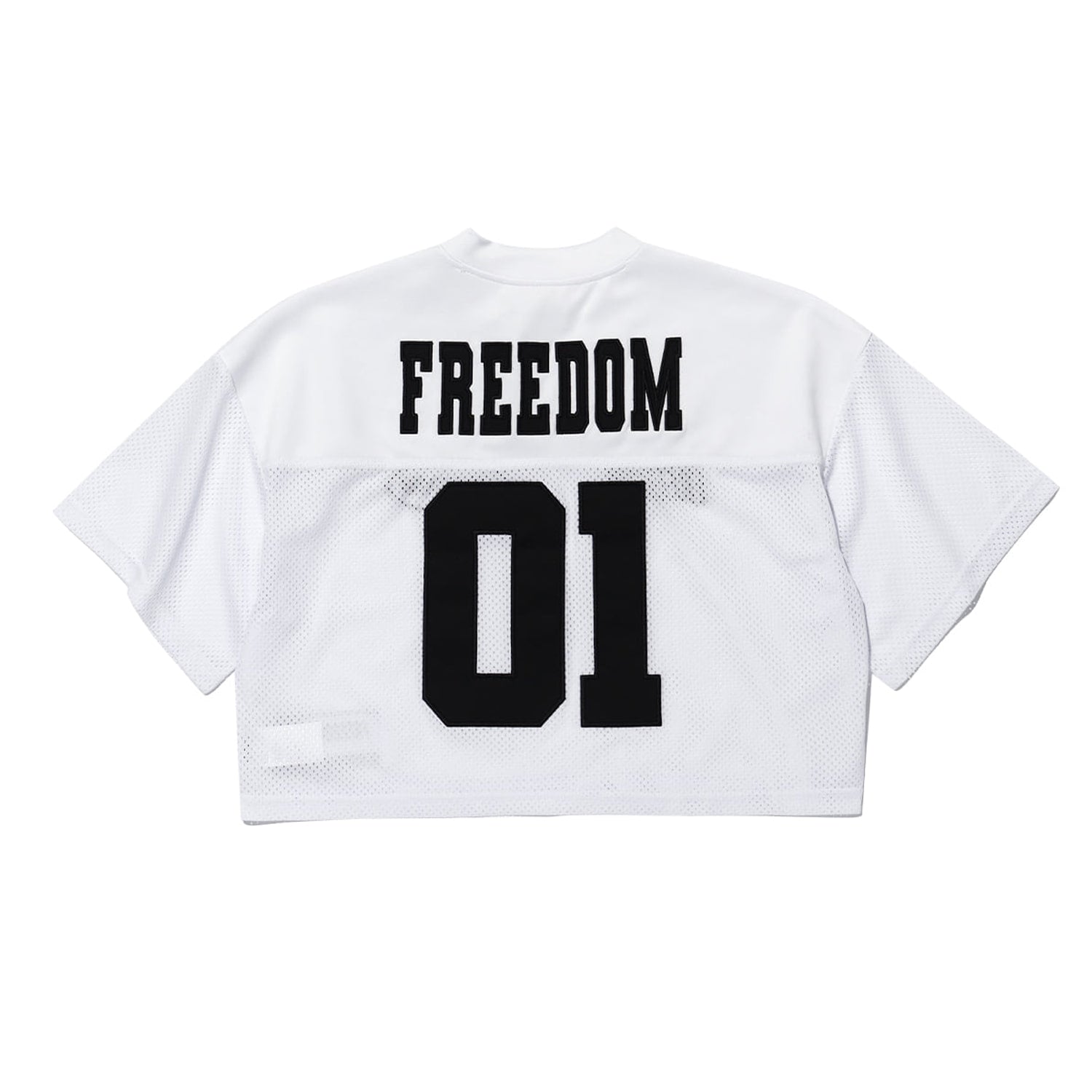Freedom Mesh Rugby 橄欖球運動短版上衣 白色 健身訓練服 | Freedom Taiwan 運動服