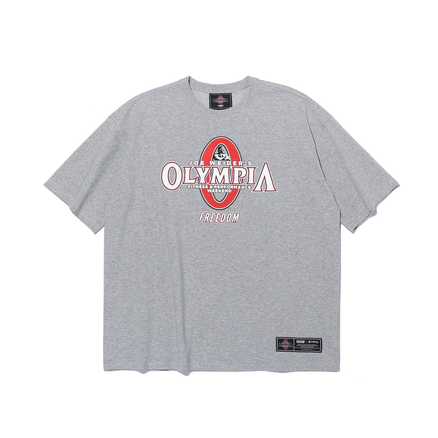 Olympia Big Logo 短袖上衣｜灰色