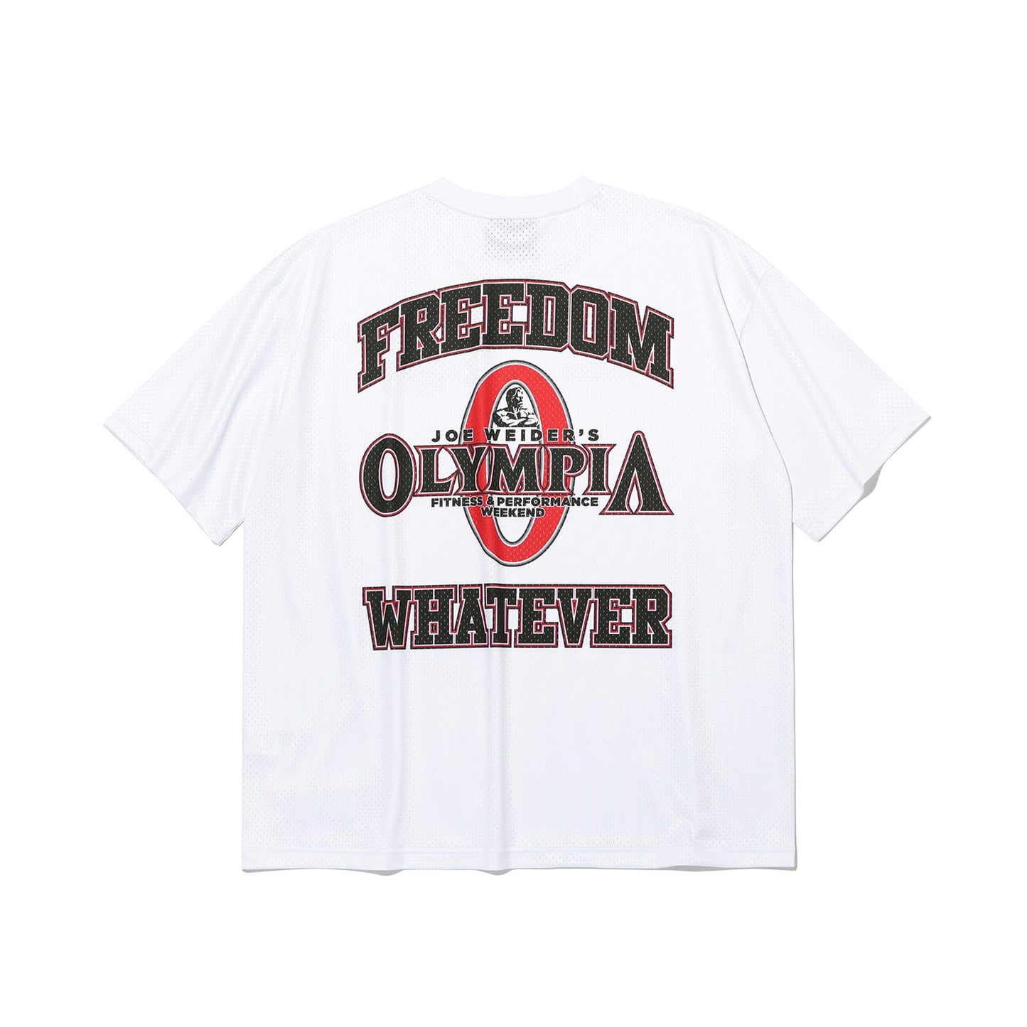 Olympia Small Logo 網眼短袖上衣｜白色