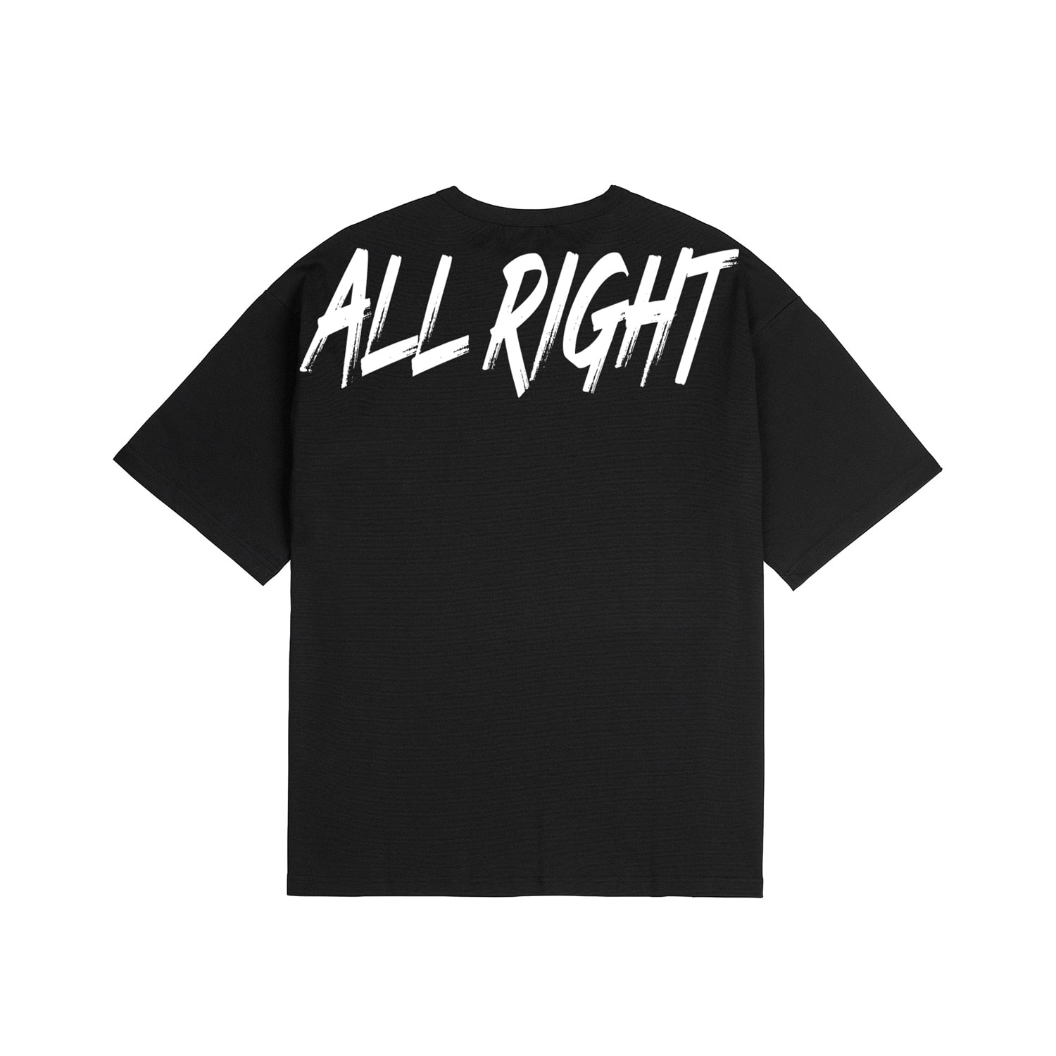 Allright 背部 Logo 上衣 黑色 健身訓練服 | Freedom Taiwan 運動服