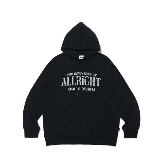 【 Allright 限量款 】ALLRIGHT Apex RTO 連帽上衣｜黑色