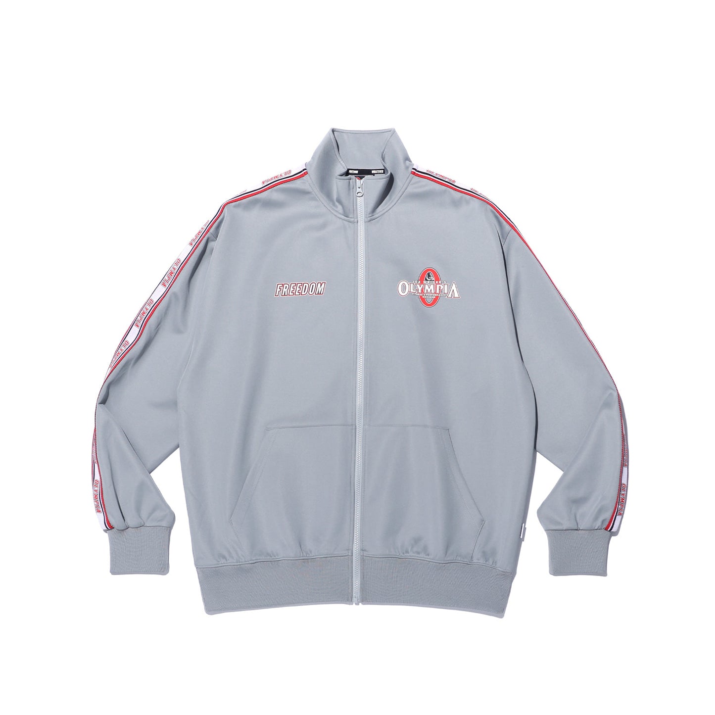Olympia Tape Logo Jersey 外套 灰色 運動外套 | Freedom Taiwan 運動服