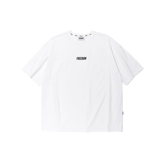 Essential Overfit 運動 T-shirt｜白色