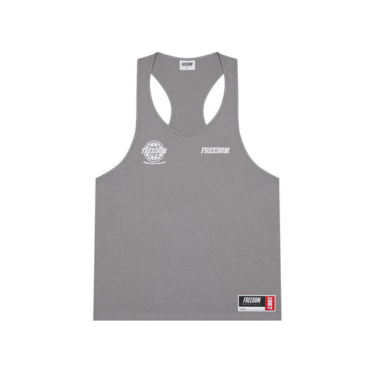 Globe 系列無袖上衣｜灰色