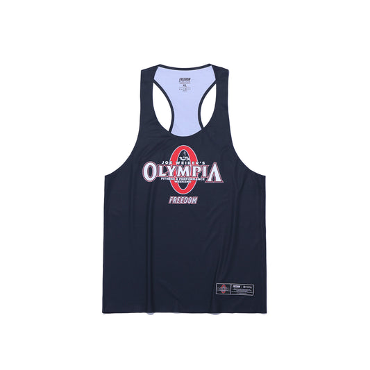 Olympia Big Logo 透氣運動背心｜黑色