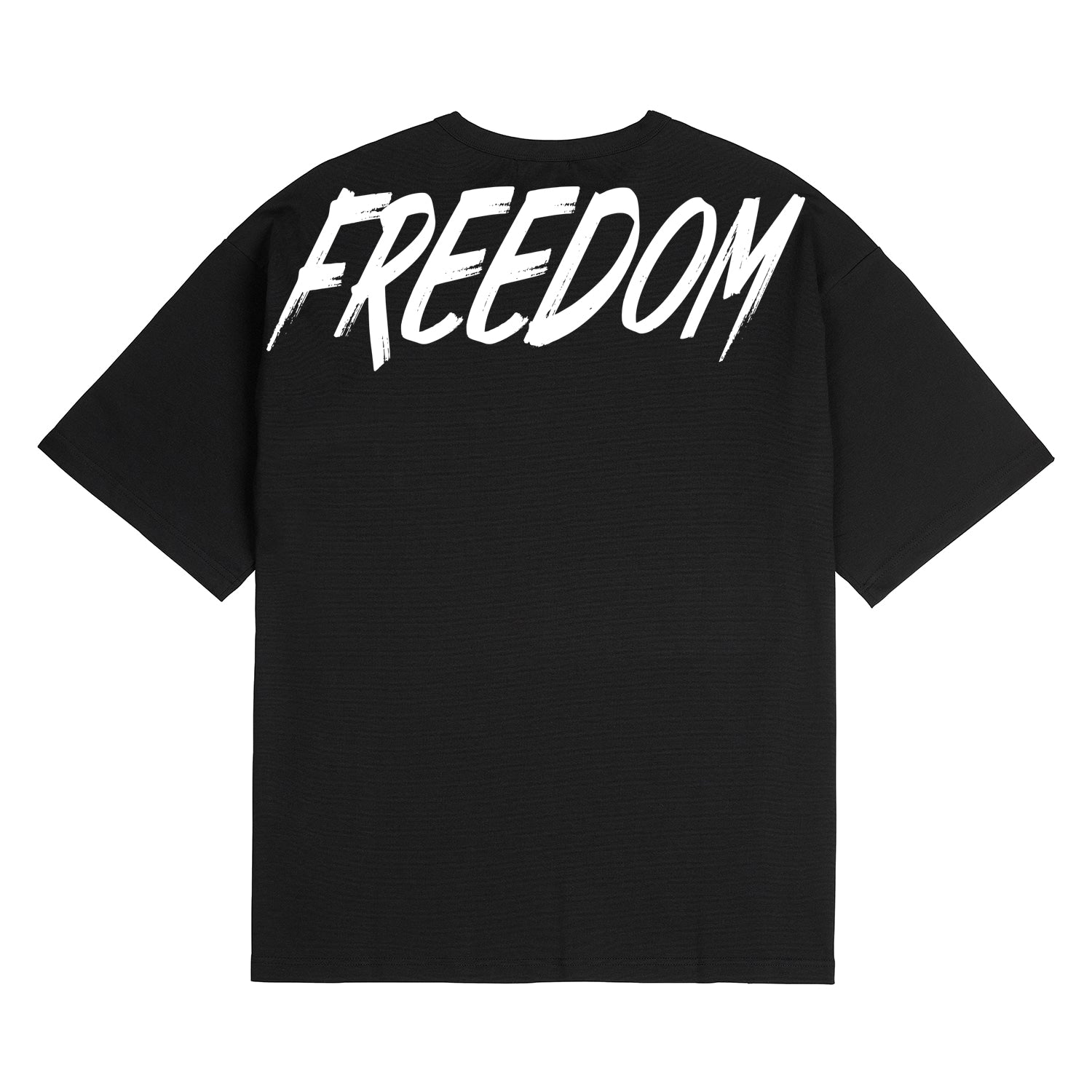 Freedom 背部 Logo 上衣 黑色 健身訓練服 | Freedom Taiwan 運動服