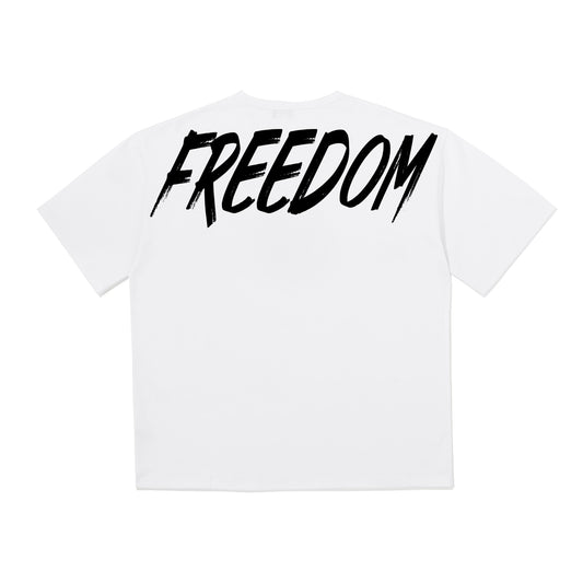 Freedom 背部 Logo上衣｜白色