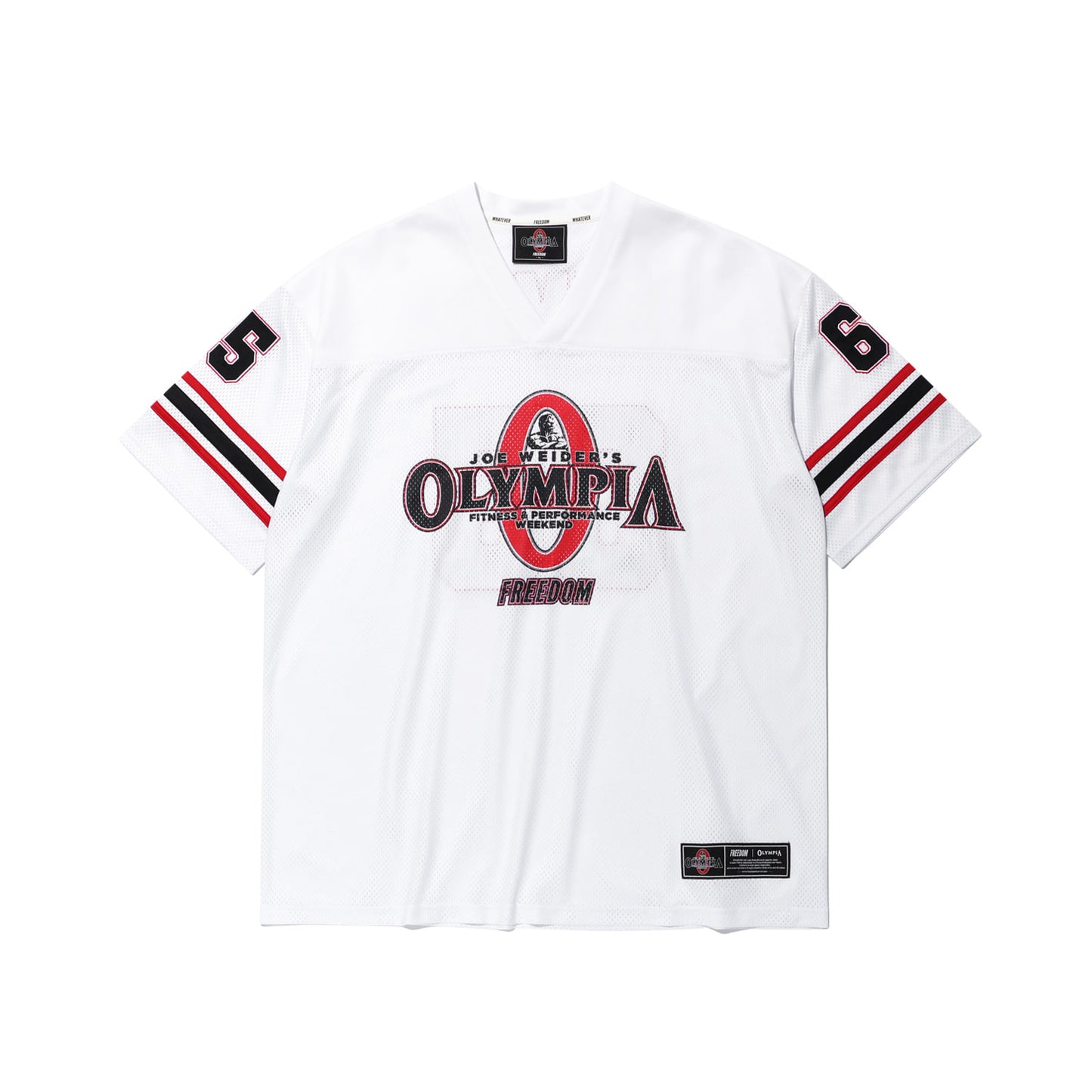 Olympia Rugby 橄欖球上衣 白色 健身訓練服 | Freedom Taiwan 運動服