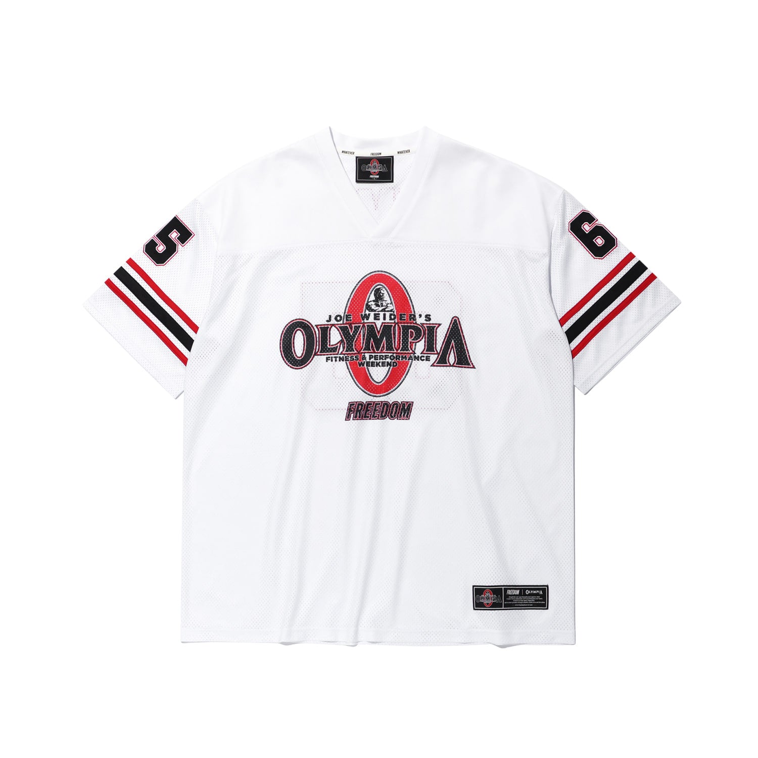 Olympia Rugby 橄欖球上衣 白色 健身訓練服 | Freedom Taiwan 運動服