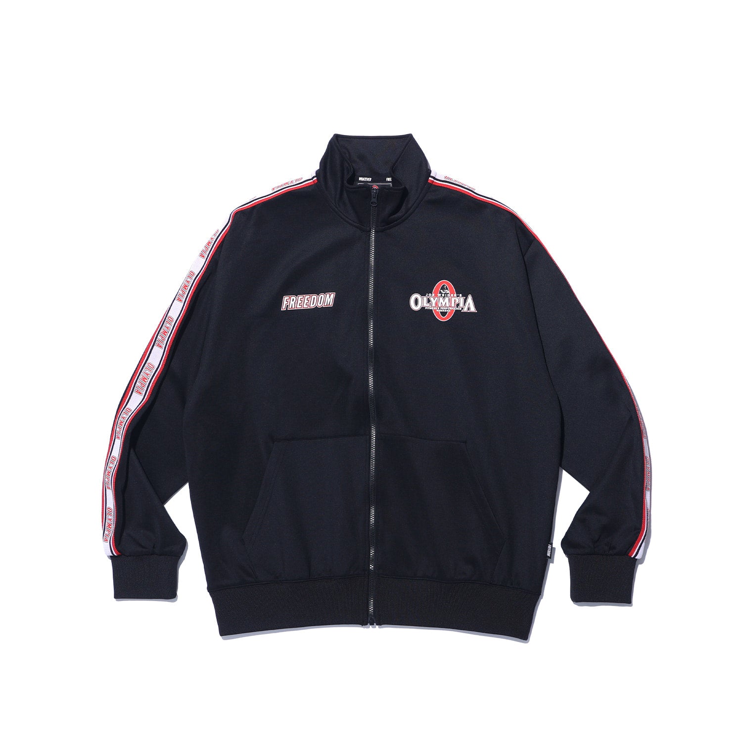 Olympia Tape Logo Jersey 外套 黑色 運動外套 | Freedom Taiwan 運動服