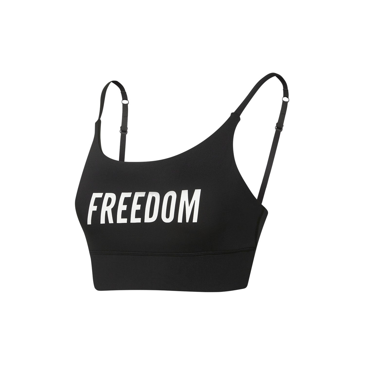 Freedom Big Logo 運動內衣 黑色 女性健身內衣 | Freedom Taiwan 運動服
