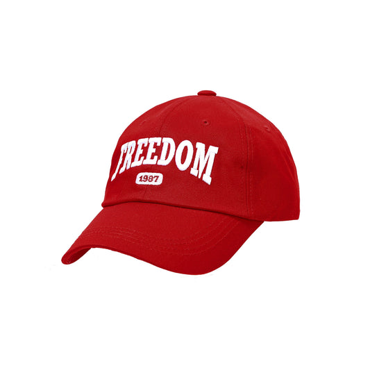 Freedom 1987 經典系列棒球帽 紅色 運動棒球帽 | Freedom Taiwan 運動服