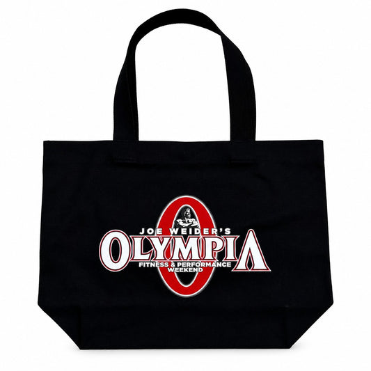 Freedom Taiwan 限量 Olympia Club 黑色帆布托特包，正面印有 Olympia Logo。